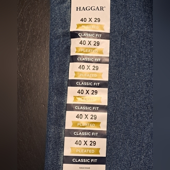 NWT Haggar Men's Denim Jeans       Size 40/29 - Picture 3 of 6